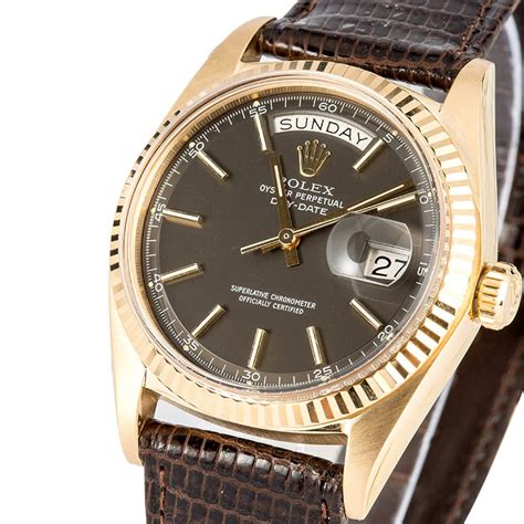 rolex president day date leather strap|Rolex presidential bracelet.